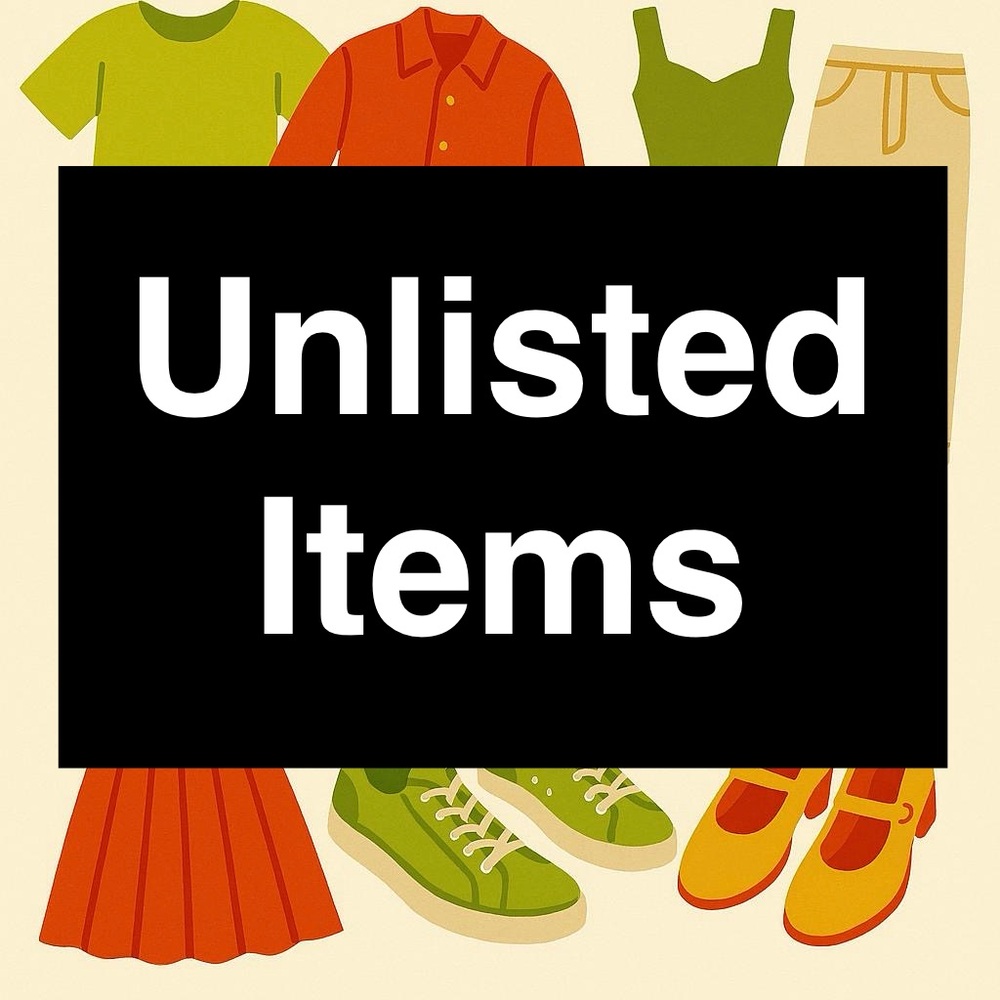 Unlisted Clothes & Shoes 👚🛍️